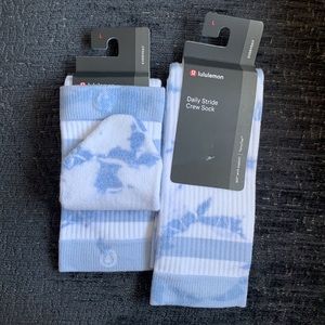 NWT Lululemon Daily Stride Crew Sock